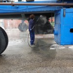 Reinigung des Unterwasserschiffes