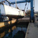 Kurz vor dem Wassern