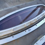 Rumpffenster wurden zur Wartung demontiert