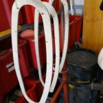 Rumpffenster wurden zur Wartung demontiert