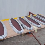 Rumpffenster wurden zur Wartung demontiert