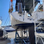 Die La Bonita ist fast fertig fuer die Wasserung